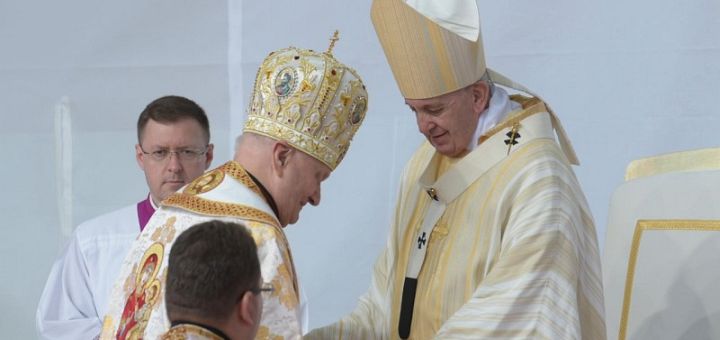 Mesajul PF Cardinal Lucian Mureșan adresat Papei Francisc