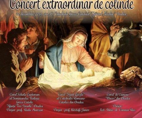 INVITAȚIE la Concertul Extraordinar de Colinde