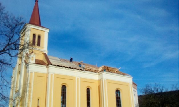 Informare privind stadiul lucrărilor de reabilitare totală a  Bisericii monumentale din Vintere