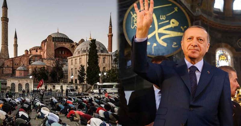 Președintele Erdogan îl invită pe Papa Francisc la deschiderea moscheii Hagia Sofia