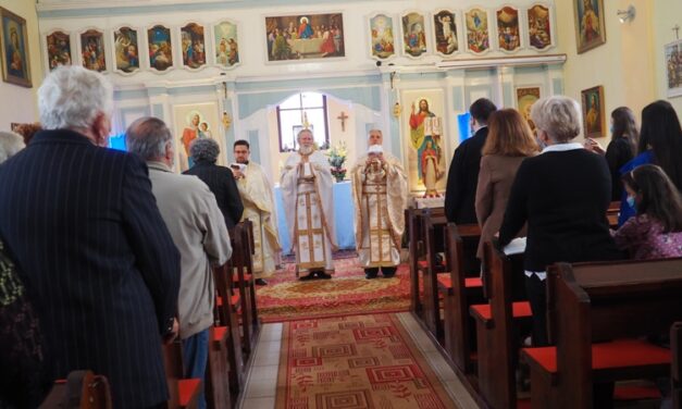 Seminariștii orădeni în vizită la Sânmartin