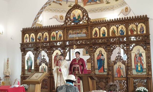 Vizita părintelui vicar cu preoții la Tinca