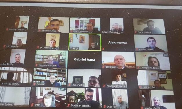 A doua întâlnire online a preoților din Episcopia de Oradea