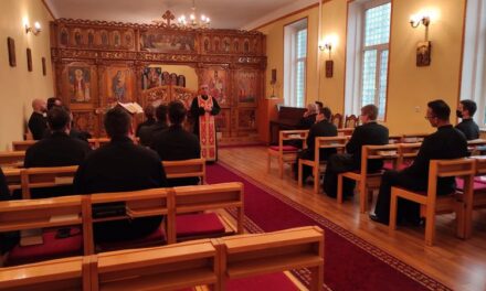 Părintele Gavril Buboi, Protopop de Oradea, a vizitat Comunitatea Seminarului