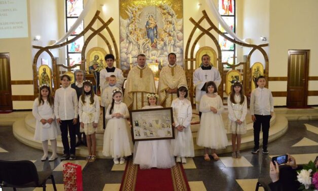 PRIMA SFÂNTĂ ÎMPĂRTĂŞANIE LA SANCTUARUL EPARHIAL „MAICA DOMNULUI”   