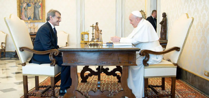 Papa Francisc s-a întâlnit cu președintele Parlamentului European