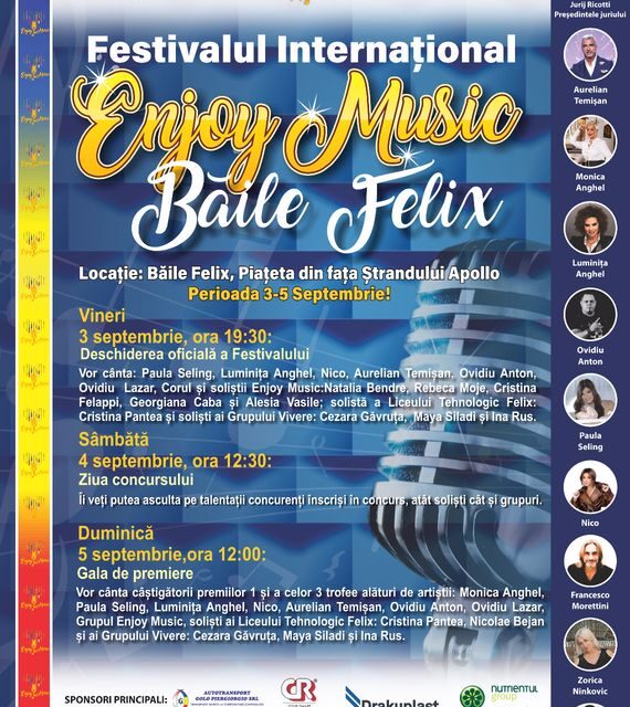 FESTIVALUL INTERNAȚIONAL DE MUZICĂ UȘOARĂ ENJOY MUSIC BĂILE FELIX