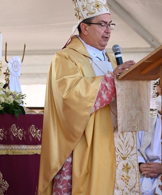 Omilia E. S. Mons. Miguel Maury Buendía Nunțiu Apostolic în România și Republica Moldova cu ocazia binecuvântării lucrărilor de restaurare a Bisericii din Haieu