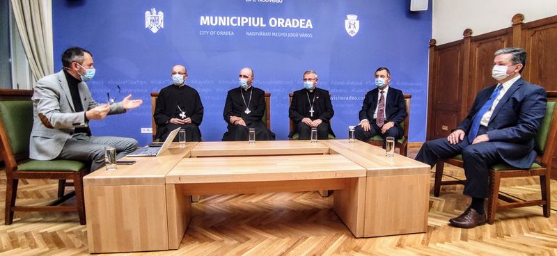 Dezbaterea de la Primăria Oradea, cu liderii religioşi din comunitate: „Medicii sunt mâinile lui Dumnezeu. Aşa vom înţelege şi vaccinul”