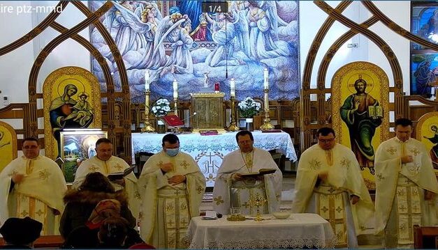 Maslu pentru cei bolnavi la Sanctuarul Eparhial „Maica Domnului” din Oradea