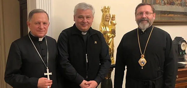 Trimisul papal s-a întâlnit cu liderii catolici din Ucraina