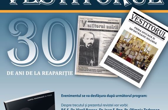 Revista „VESTITORUL” – 30 de ani de la reapariție