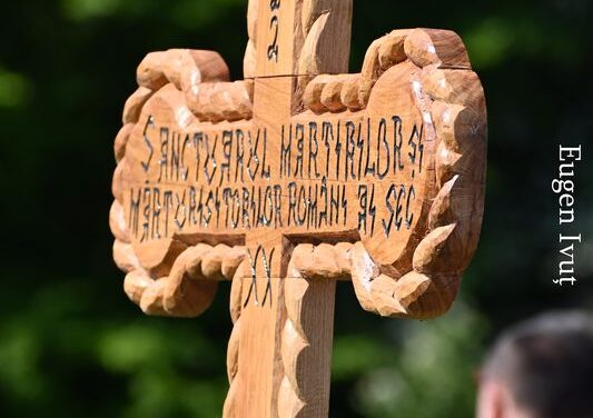 Sfințirea pietrei de temelie a Sanctuarului Martirilor și Mărturisitorilor Români sec. XX