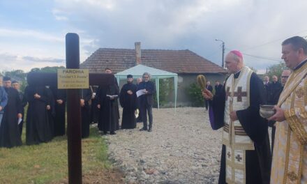 Sfințirea crucii și așezarea pietrei de temelie a Bisericii „Fericitul Valeriu Traian Frențiu”