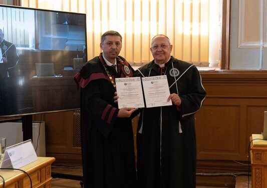 Doctor Honoris Causa Eminenței Sale Cardinalul Leonardo Sandri la UBB Cluj