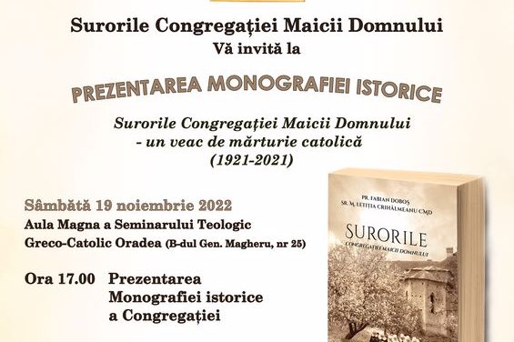 Invitație: Congregația Surorilor Maicii Domnului