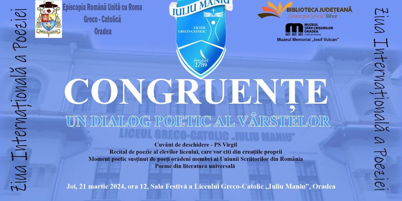 INVITAȚIE: Ziua Internațională a Poeziei 2024