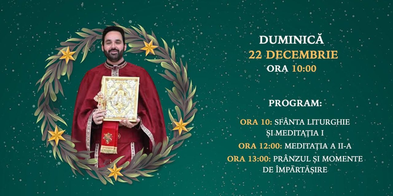 INVITAȚIE la cateheză pentru familii, în prag de Crăciun