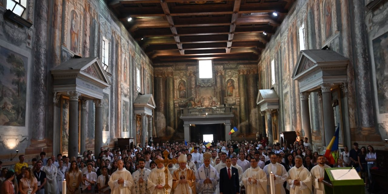 Ambasadorul României, George Bologan, prezent la Sfânta Liturghie celebrată în Bazilica „San Vitale” cu ocazia Jubileului Tinerilor la Roma