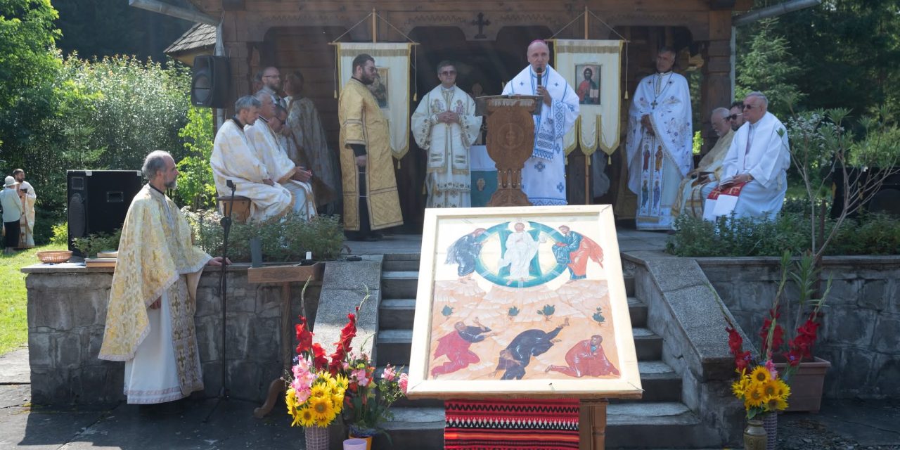 Sărbătoarea Schimbării la Față la Schitul carmelitan Sfânta Cruce din Stânceni