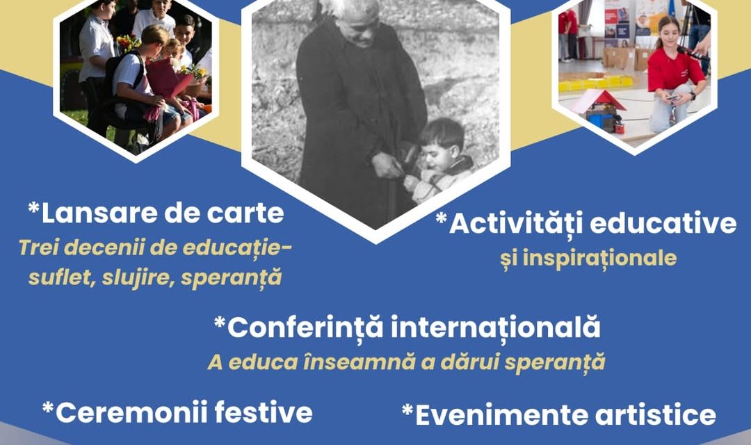 COMUNICAT DE PRESĂ: Liceul „Don Orione” din Oradea sărbătorește 30 de ani de misiune și dăruire