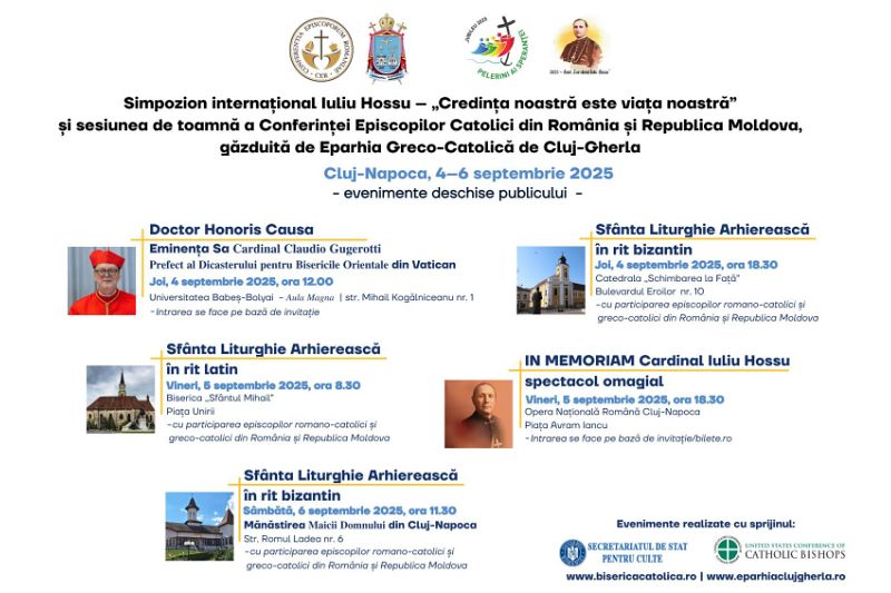 Simpozion internațional „Iuliu Hossu – Credința noastră este viața noastră”