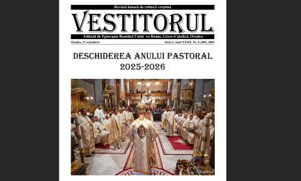 A apărut noul număr al Revistei Eparhiale „Vestitorul”