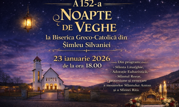 Învitație la Noapte de Veghe în Parohia Greco-Catolică „Sfânta Treime” din Şimleu Silvaniei