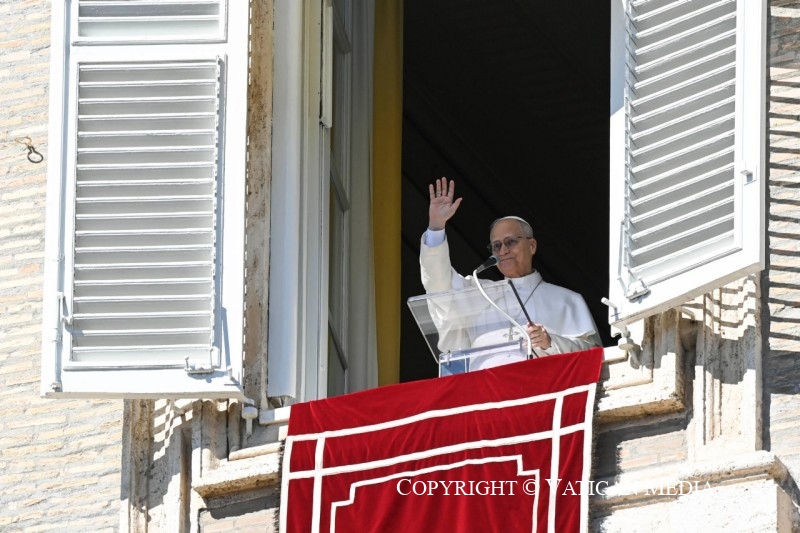 Papa Leon al XIV-lea la rugăciune Îngerul Domnului din prima duminică a Postului Mare