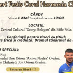 INVITAȚIE: Concert festiv și conferință pentru tineri la Băile Felix, pe 1 mai