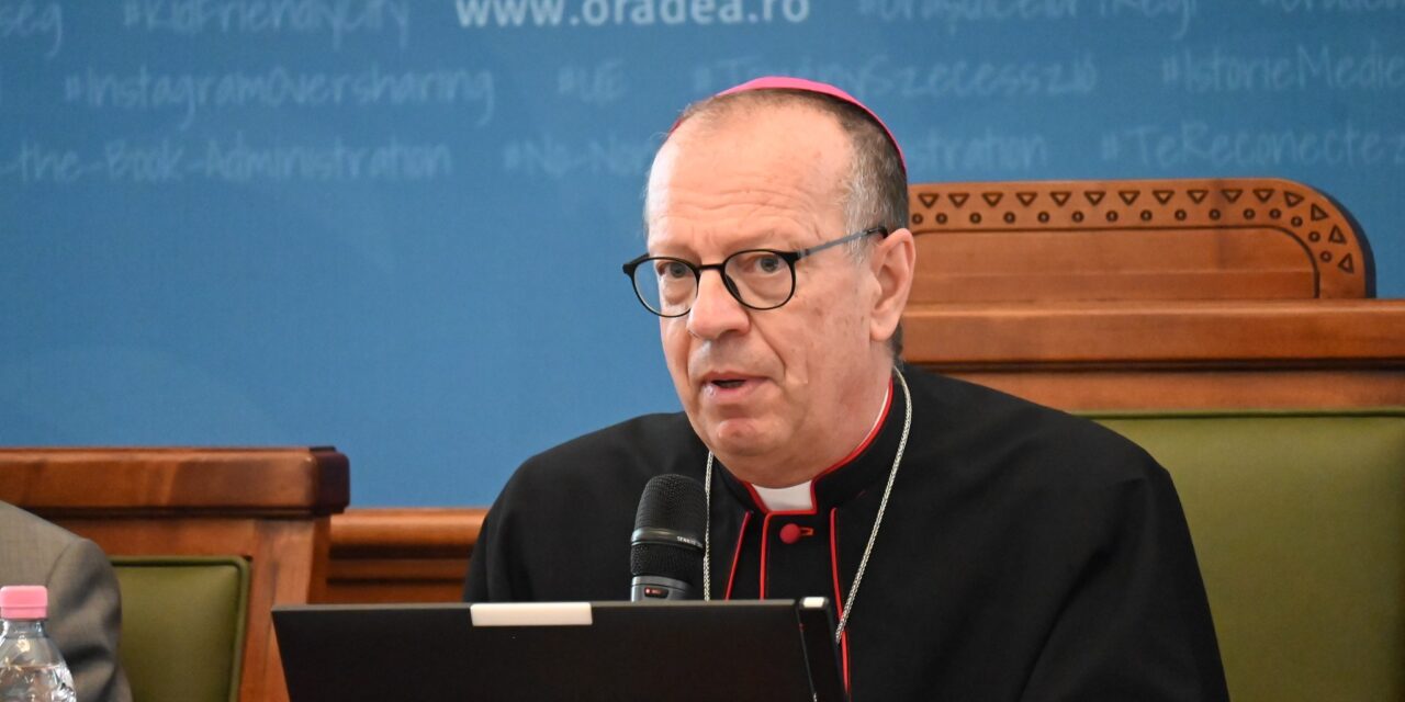 Discursul ES mons. Giampiero Gloder la Conferința internațională a Uniunii Mondiale a Profesorilor Catolici – Oradea
