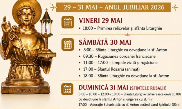 RELICVELE (MOAŞTELE) SF. ANTON DE PADOVA LA ORADEA (29-31 MAI)