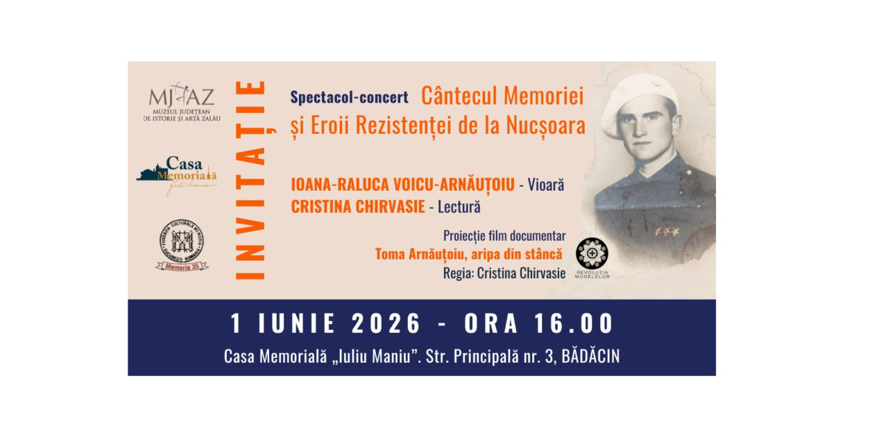COMUNICAT: Cântecul Memoriei și Eroii Rezistenței de la Nucșoara