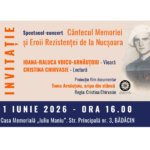 COMUNICAT: Cântecul Memoriei și Eroii Rezistenței de la Nucșoara