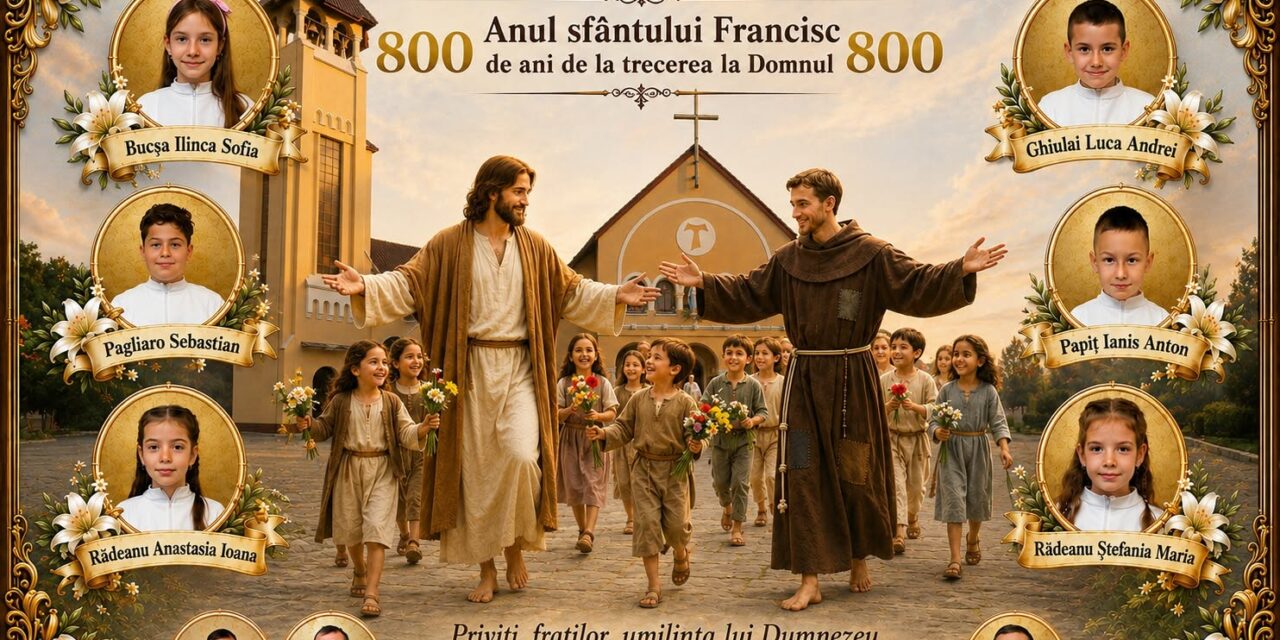 PRIMA SFÂNTĂ ÎMPĂRTĂȘANIE la Sanctuarul Eparhial „MAICA DOMNULUI” Oradea: uniți cu Isus într-o prietenie veșnică