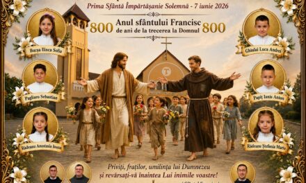 PRIMA SFÂNTĂ ÎMPĂRTĂȘANIE la Sanctuarul Eparhial „MAICA DOMNULUI” Oradea: uniți cu Isus într-o prietenie veșnică