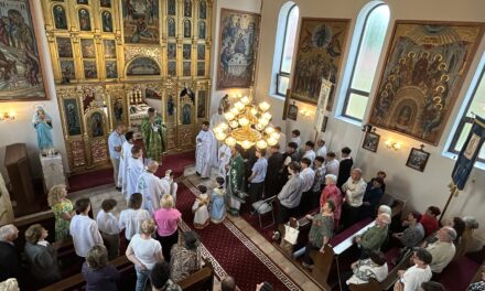 Rusaliile la Haieu – Băile „1 Mai”: bucuria Primei Sfinte Împărtășanii și a darurilor Spiritului Sfânt