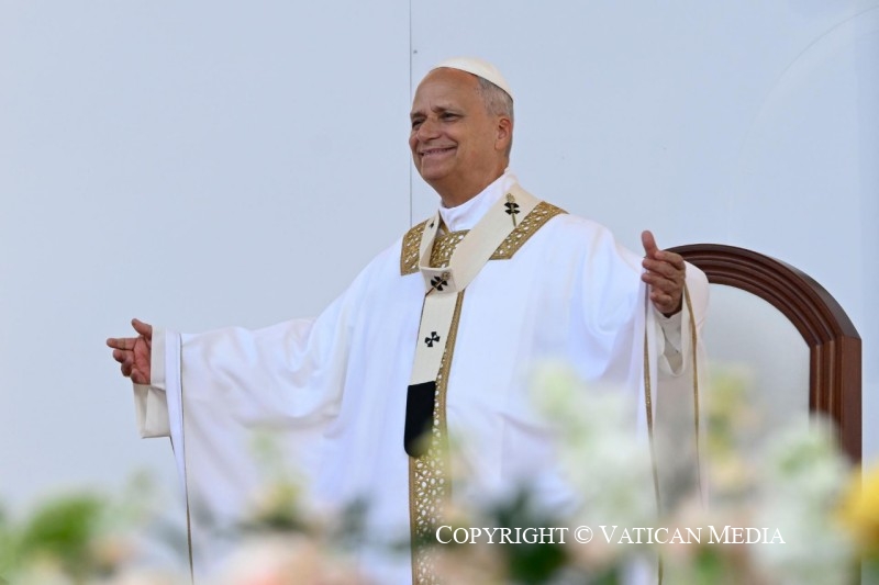 Papa Leon al XIV-lea, în Las Palmas: „Aprinși de iubirea Inimii Sale, să devenim purtători ai milostivirii și păcii”