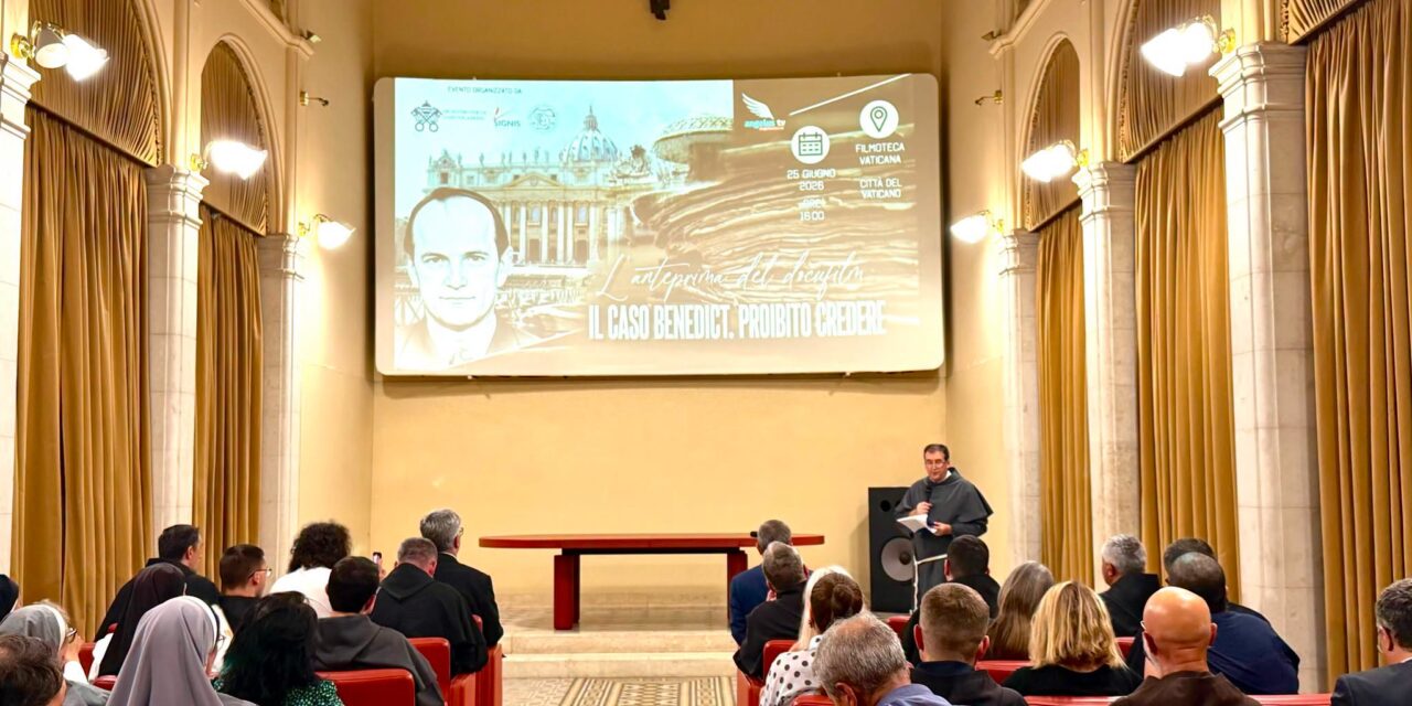 Documentarul „Dosarul Benedict. Credința interzisă”, prezentat în avanpremieră la Vatican.