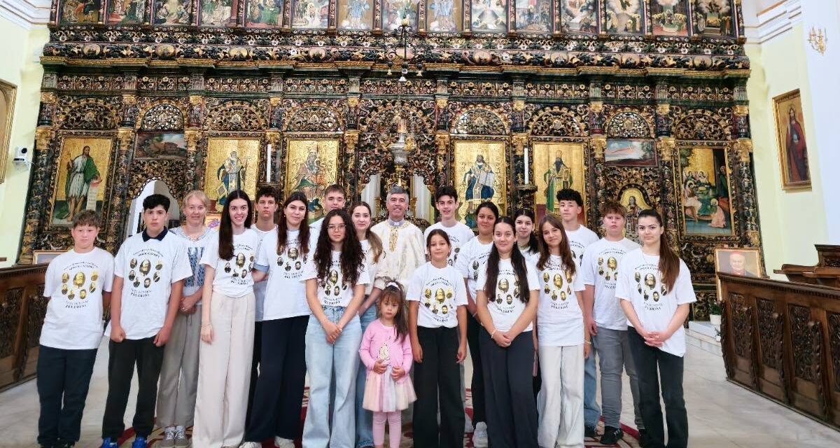Copiii Oratoriului „Colț de Rai” din Beiuș, în pelerinaj la Blaj – o lecție de credință, istorie și identitate