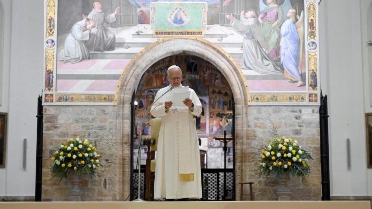 Papa Leon al XIV-lea la Assisi: agenda vizitei pastorale
