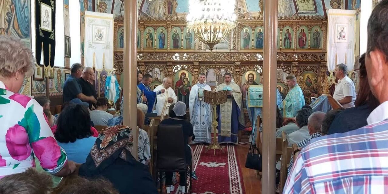Hramul bisericii „Adormirea Maicii Domnului” din Băița