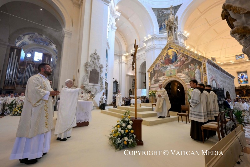 Papa Leon al XIV-lea, la Assisi: „Europa și întreaga lume așteaptă de la voi noi sfinți”