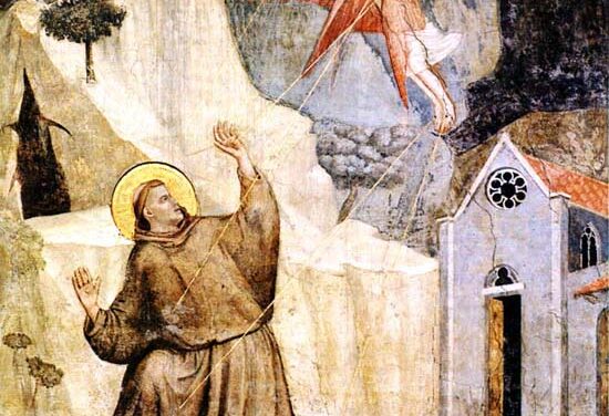 Una cu Hristos cel Răstignit. Sfintele Stigmate ale Sfântului Francisc de Assisi