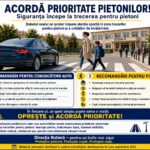 Protejăm pietonii, protejăm copiii, protejăm viața!