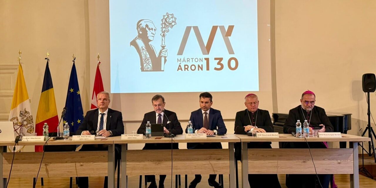 Comunicat de presă: Conferința „Episcopul Márton Áron – martor și simbol al Europei creștine”