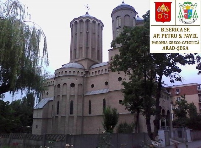 Preluarea bisericii greco-catolice din Arad-Sega dupa 66 de ani,
