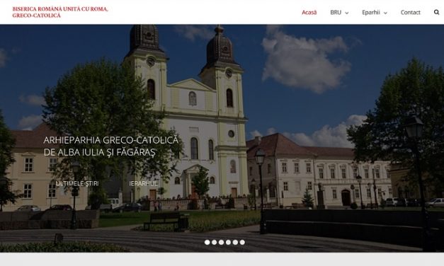 Noul website oficial al Bisericii Române Unite cu Roma, Greco-Catolice